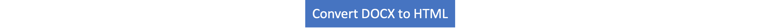 DOCX to HTML